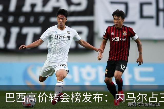 巴西高价转会榜发布：内马尔占三席 巴萨和新月到底谁在做亏本买卖